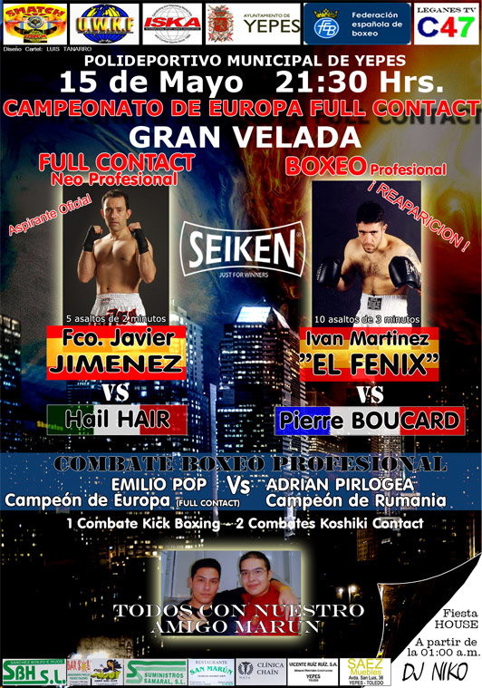 impresion carteles boxeo
